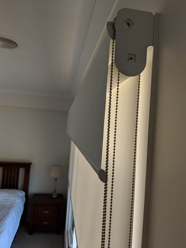 Double Roller Blind Bracket Install in Point Lonsdale