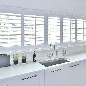 Opening Hinged Kitchen Plantation Shutters In Pascoe Vale